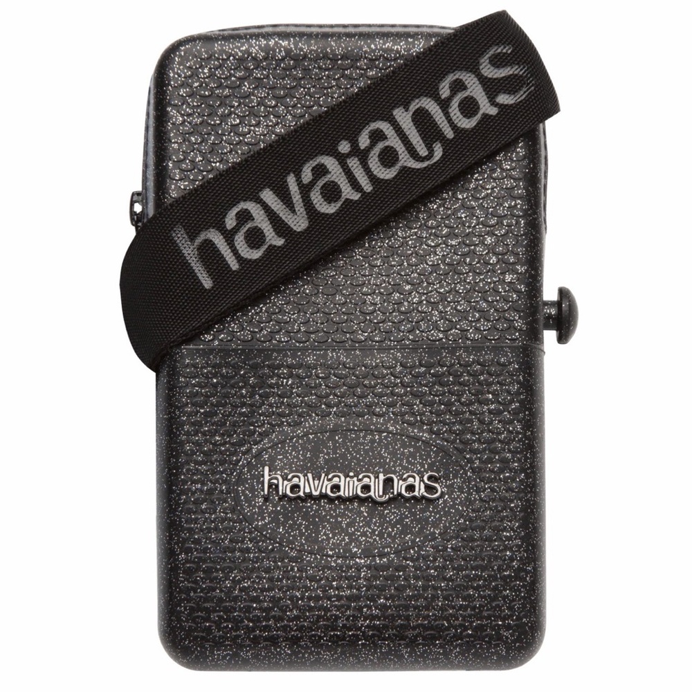 ⬇️ NWT Havaianas Black Glitter Street Bag